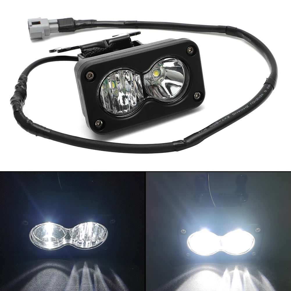 20W Headlight Switch White Spot Flood Led Pod Combo Kit for Sur Ron Sur-Ron Surron Segway Talaria Plug N Play Waterproof