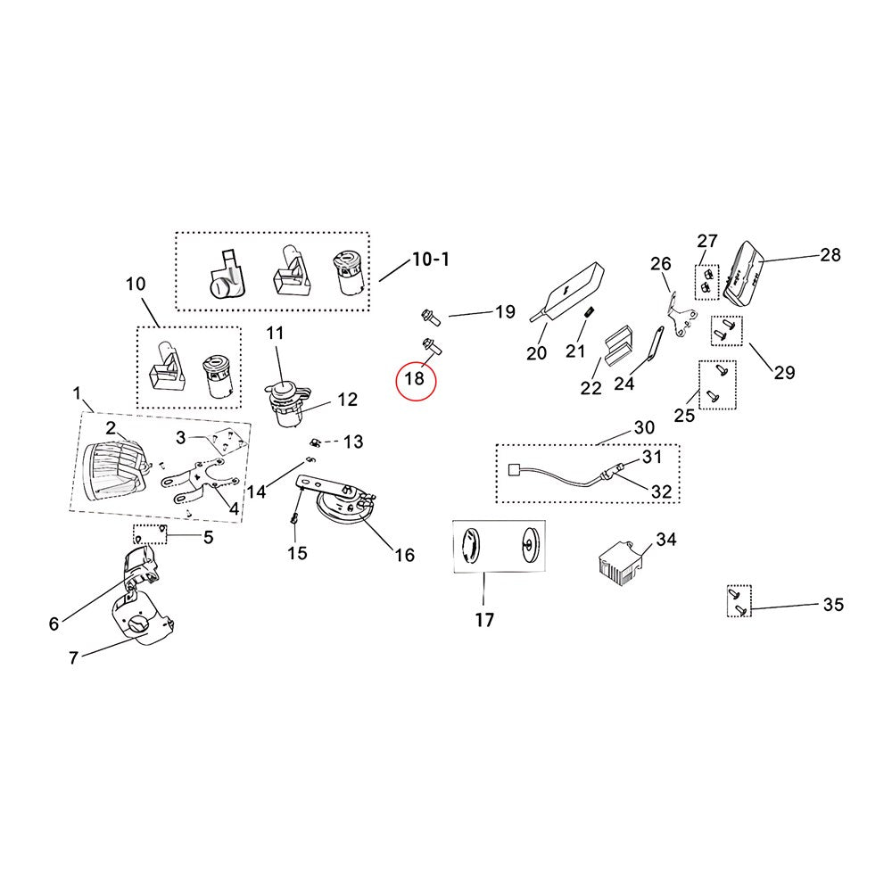 Surron Light Bee X/L1E - Screw B1008 M6*20 (MPC:B1-008-06-020-F2)(Packed in 10s)