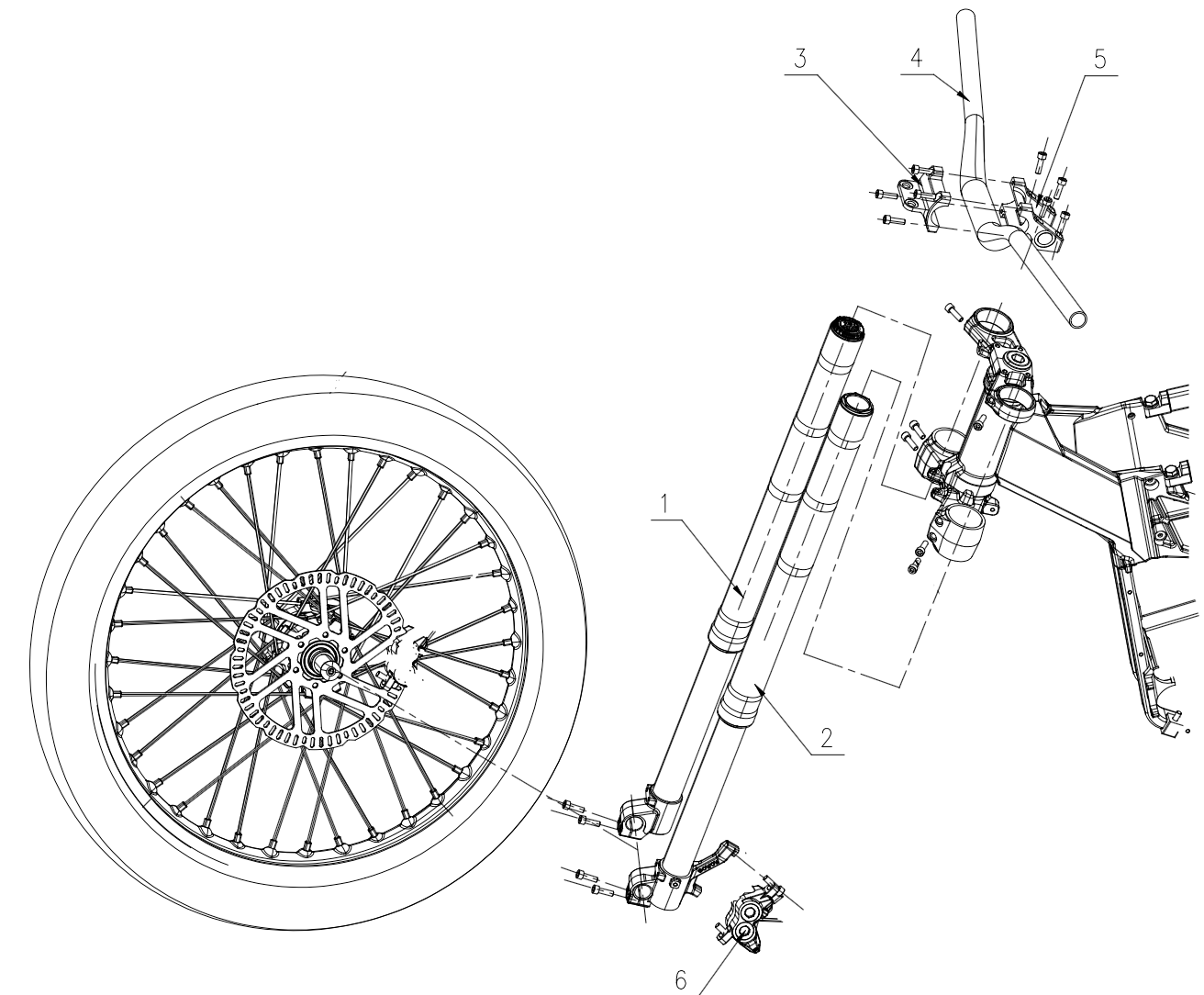 Front Fork diagram