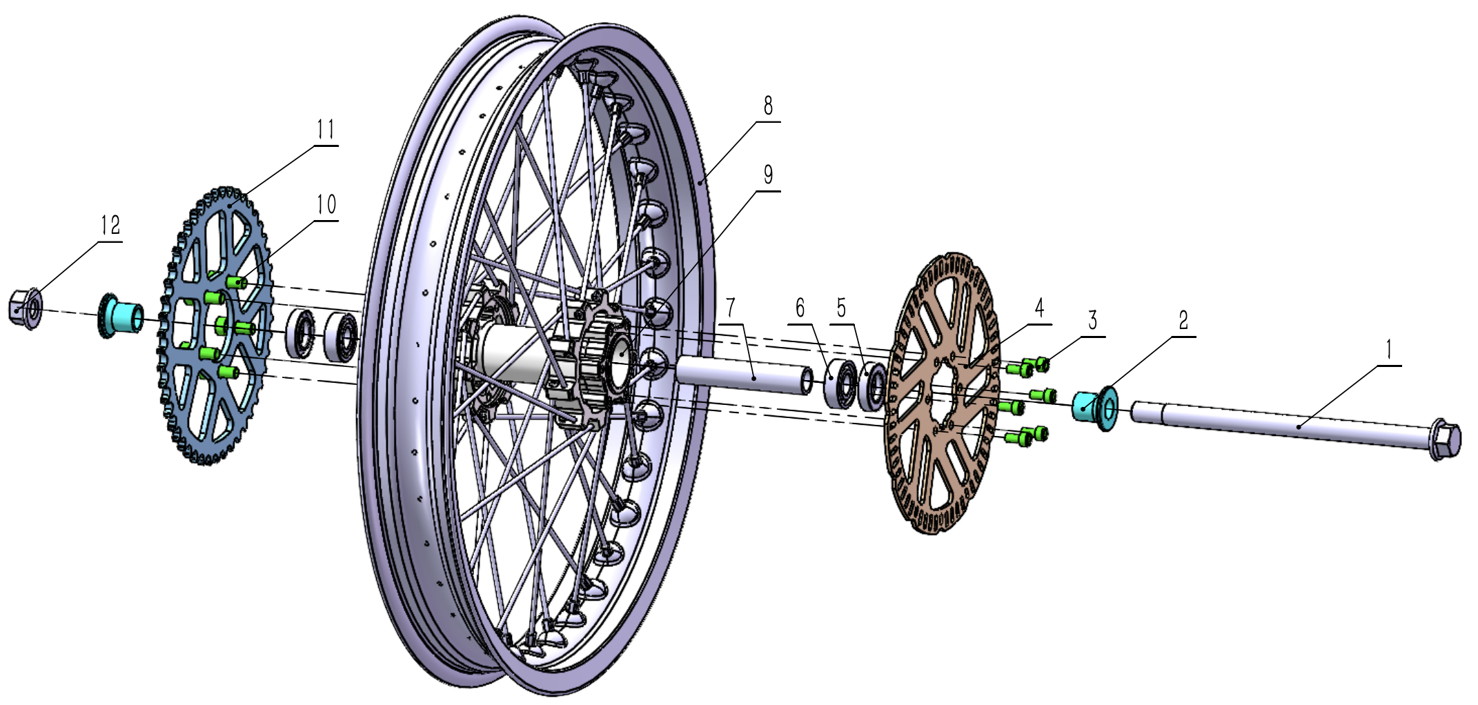 Rear Wheel diagram